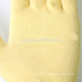 yellow 13gauge kitchen aramid fiber cutting gloves